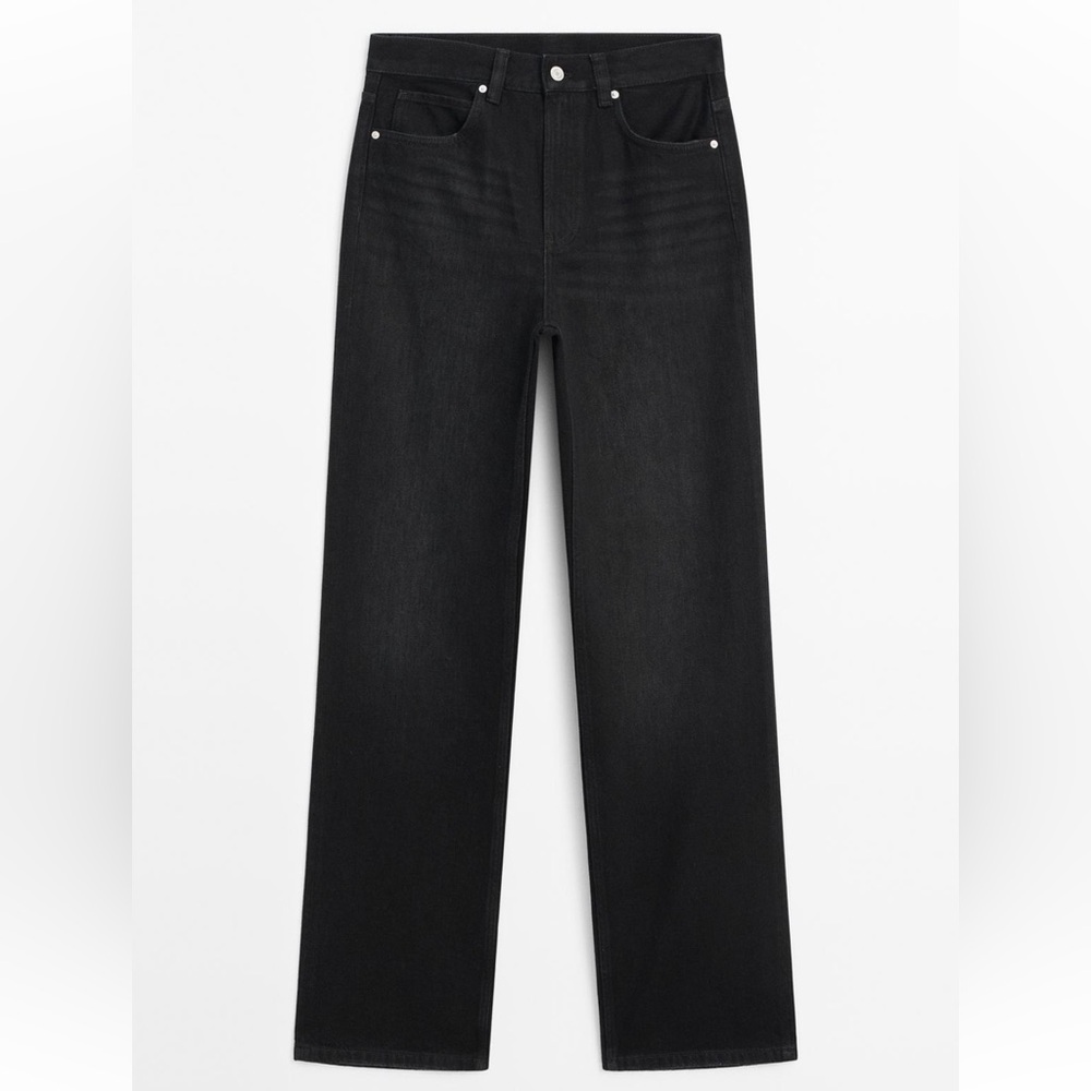 High Waist Wide Leg Full Length Jeans